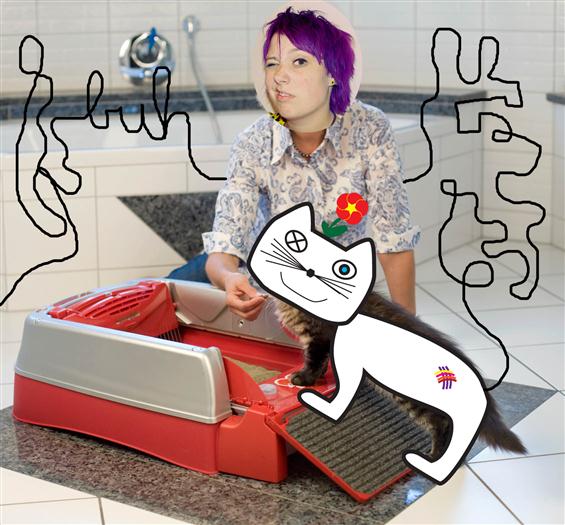 Cat Tail und Mutti Shirin Sparr